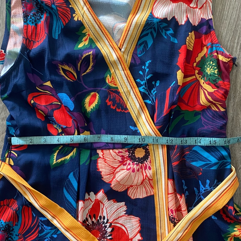 Umgee Floral Faux Wrap Dress - Picture 8 of 12
